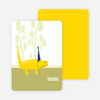 Notecards for the ‘Zoo Birthday Party’ cards. - Cornflower Blue