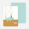 Notecards for the ‘Zoo Birthday Party’ cards. - Carrot Orange