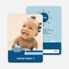 One Fish, Two Fish Photo Birthday Invitation - Cobalt Blue
