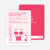 Panda Cupcake Birthday Party Invitation - Strawberry Pink