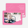 Paper Airplane Birthday Party Invitations - Pink