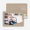 Paper Airplane Birthday Party Invitations - Beige