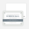 Party Invitations for that Classic Event - Pewter