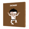 Wax On Wax Off Karate Black Belt Bamboo Wall Art - Brown Belt