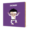 Wax On Wax Off Karate Black Belt Bamboo Wall Art - Purple Punch