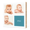 All Square Photo Bamboo Wall Art - Cool Blue