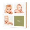 All Square Photo Bamboo Wall Art - Pale Olive