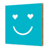 Smiling from the Heart: Bamboo Art - Royal Blue