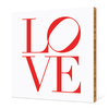 L O V E Wall Decor - White