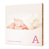 Baby Monogram Bamboo Wall Art - Cotton Candy