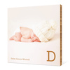 Baby Monogram Bamboo Wall Art - Camel