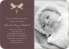 Dove and the Holy Spirit Baptism Invitations - Yellow