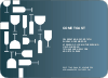 Wine Toast Party Invitation - Dark Teal