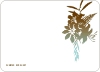 Personal Stationery for Modern Bouquet Announcement and Invitation - Cornflower