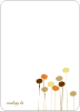 Personal Stationery for Spring Forward Flower Invitation and Announcement - Tangerine