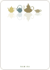 Notecards for the ‘Invites for Bridal Shower Tea’ cards. - Fern Green