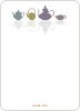Notecards for the ‘Invites for Bridal Shower Tea’ cards. - Tangerine Orange