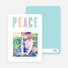 Peace Holiday Cards - Blue