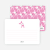 Personal Stationery for Blue Deer 1st Birthday Invitation - Cotton Candy