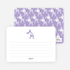 Personal Stationery for Blue Deer 1st Birthday Invitation - Periwinkle