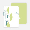 Personal Stationery for Bridal Shower Invitations: Leaves - Pistachio