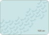 Personal Stationery for Bzzz and Zzzz Dragonfly Baby Announcement - Powder Blue