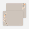 Personal Stationery for Cherry Blossom Modern Baby Announcement - Peach