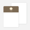 Personal Stationery for Darn Cute Piggy Baby Announcement - Russet