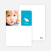 Personal Stationery for Ernie the Elephant’s Modern 2nd Birthday Invitations - Royal Blue