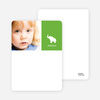 Personal Stationery for Ernie the Elephant’s Modern 2nd Birthday Invitations - Apple Green
