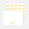 Personal Stationery for Jungle Fun Baby Announcement - Lemon Yellow