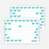 Personal Stationery for Modern Elephant Birthday Party Invitation - Sky Blue