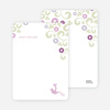 Personal Stationery for Morning Glory Wedding Shower Invitations - Magenta