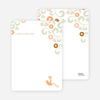 Personal Stationery for Morning Glory Wedding Shower Invitations - Apricot