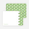 Personal Stationery for Moroccan Stained Glass Invitation - Apple Green