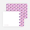 Personal Stationery for Moroccan Stained Glass Invitation - Violet