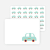 Personal Stationery for Not-So-Ferrari Like Car Baby Announcement - Mint Green