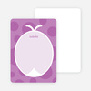 Personal Stationery for Purple Ladybug Modern Birthday Invitation - Amethyst