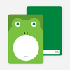 Personal Stationery for Ribbit Frog Modern Birthday Invitation - Shamrock