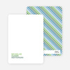 Personal Stationery for Simply Photos: ‘Nounced Modern Baby Announcement - Shamrock