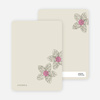 Personal Stationery for Spriograph Flowers Bridal Shower Invitations - Taupe