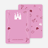 Personal Stationery for Your Princess’ Birthday Invitation - Cotton Candy