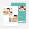 Photo Birthday Party Invitations - Blue