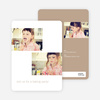 Photo Birthday Party Invitations - Beige