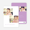 Photo Birthday Party Invitations - Purple