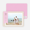 Photo Label Save the Date Cards - Pink