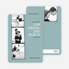 Photo Strip Save the Date Cards - Mystic Blue
