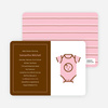Pink Onesie Baby Shower Invitation - Soft Pink