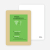 Pizza and Prosecco Party Invitations - Apple Green