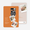 Polaroid Camera Save the Date Photo Cards - Orange